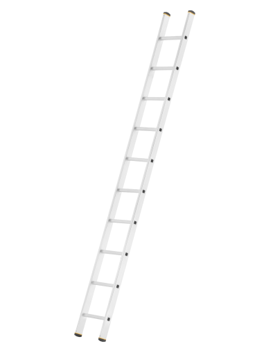 Kopėčios aliuminės, atremiamos FORTE | 1x10 pakopų 297cm