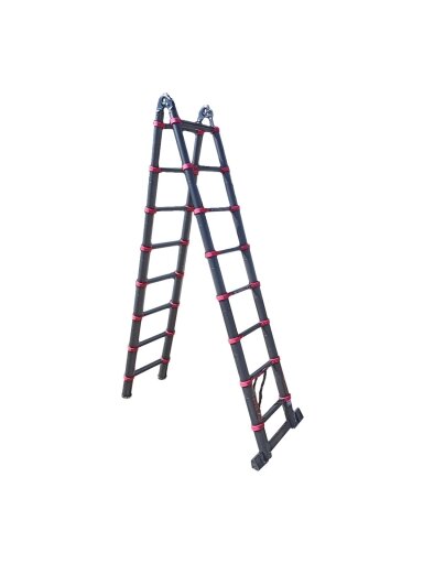 Kopėčios teleskopinės-dvipusės Draumet | 16 pakopų 90-500cm Kopėčios teleskopinės-dvipusės Draumet | 16 pakopų 90-500cm