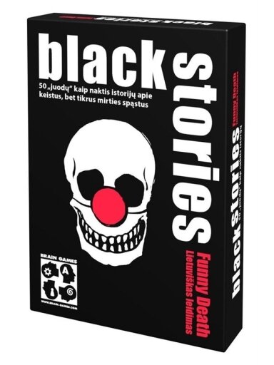 Kortos Brain Games Black Stories Funny Death, LT