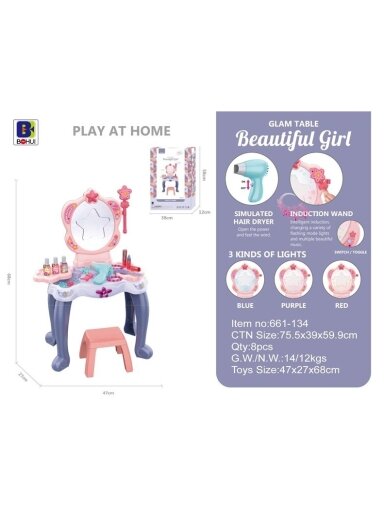 Kosmetinis staliukas Glam Table 661-134