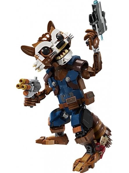 Konstruktorius LEGO® MARVEL ROCKET ir mažylis GROOT 76282 2