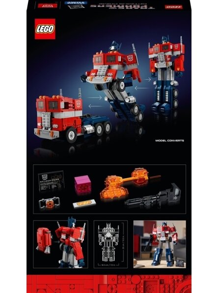 Konstruktorius LEGO® Icons Optimus Prime 10302 1