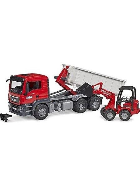 Komplektas Bruder Truck & Loader MAN TGS 03767