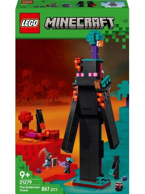 Konstruktorius LEGO® Minecraft The Enderman Tower 21279 Konstruktorius LEGO® Minecraft The Enderman Tower 21279