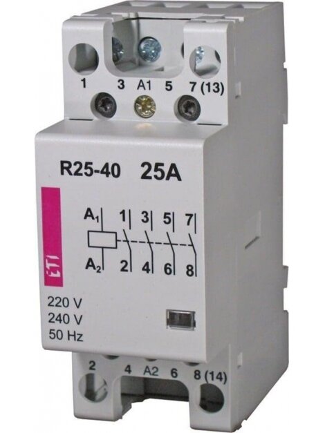 Kontaktorius Eti, 25A, 1.6kW Kontaktorius Eti, 25A, 1.6kW