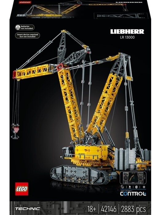 Konstrukt. LEGO Technic Vikšrinis kranas „Liebherr LR 13000“ Konstrukt. LEGO Technic Vikšrinis kranas „Liebherr LR 13000“