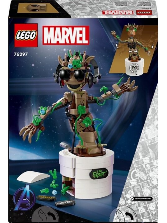 Konstruktorius LEGO® Marvel Šokantis Grūtas 76297 1 Konstruktorius LEGO® Marvel Šokantis Grūtas 76297 1