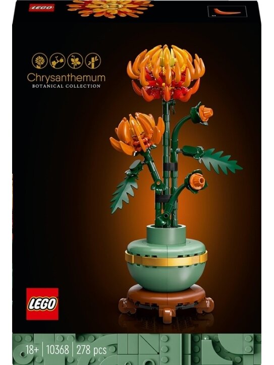 Konstruktorius LEGO® Icons Chrizantema 10368 Konstruktorius LEGO® Icons Chrizantema 10368
