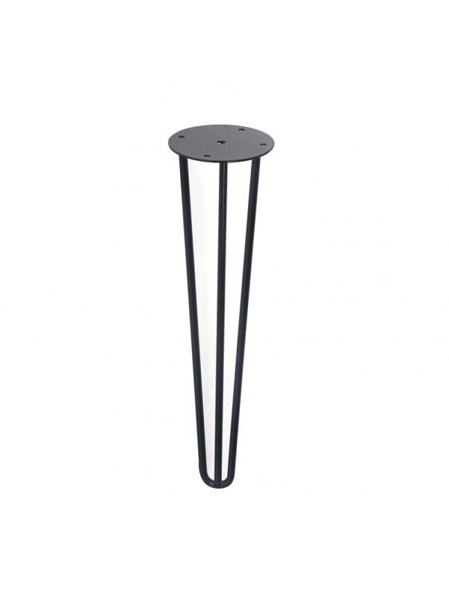 KOJA STALO 400 MM JUODA SMEIGTUKO FORMA KOJA STALO 400 MM JUODA SMEIGTUKO FORMA