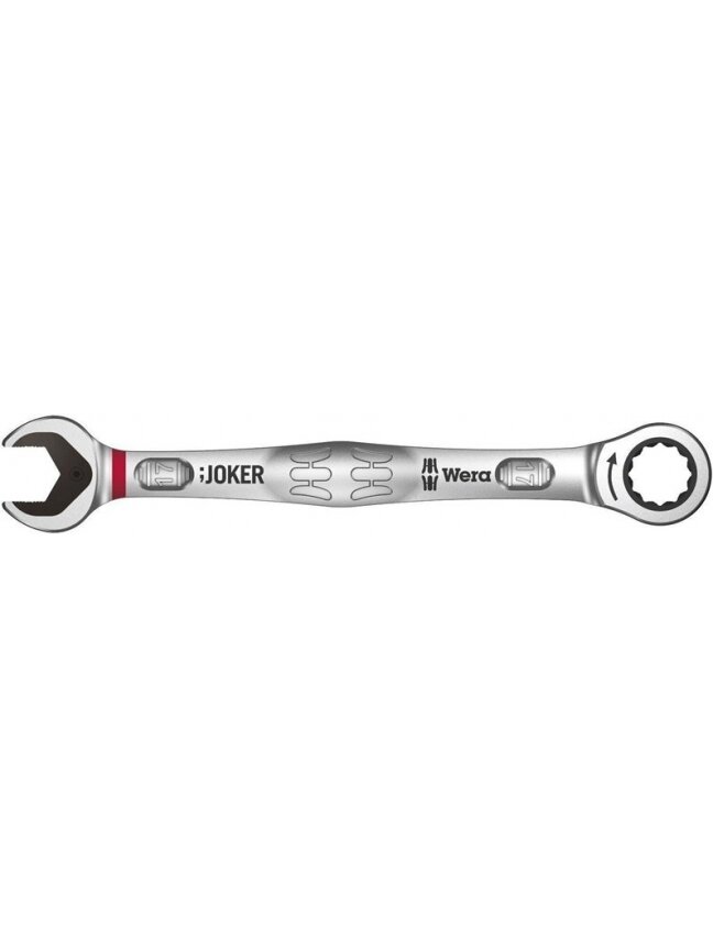 Kombinuotas terkšlinis raktas Wera 17 mm