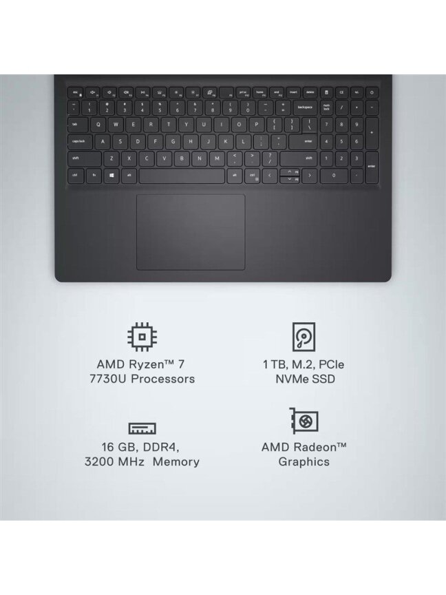 Kompiuteris Dell Inspiron 15 R7 7730U 16GB 1TB 15.6" 2 Kompiuteris Dell Inspiron 15 R7 7730U 16GB 1TB 15.6" 2