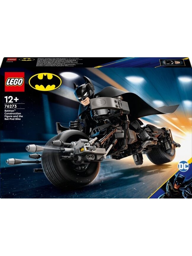 Konstr LEGO Betmen konstruojama figūrėlė ir motociklas 76273 Konstr LEGO Betmen konstruojama figūrėlė ir motociklas 76273