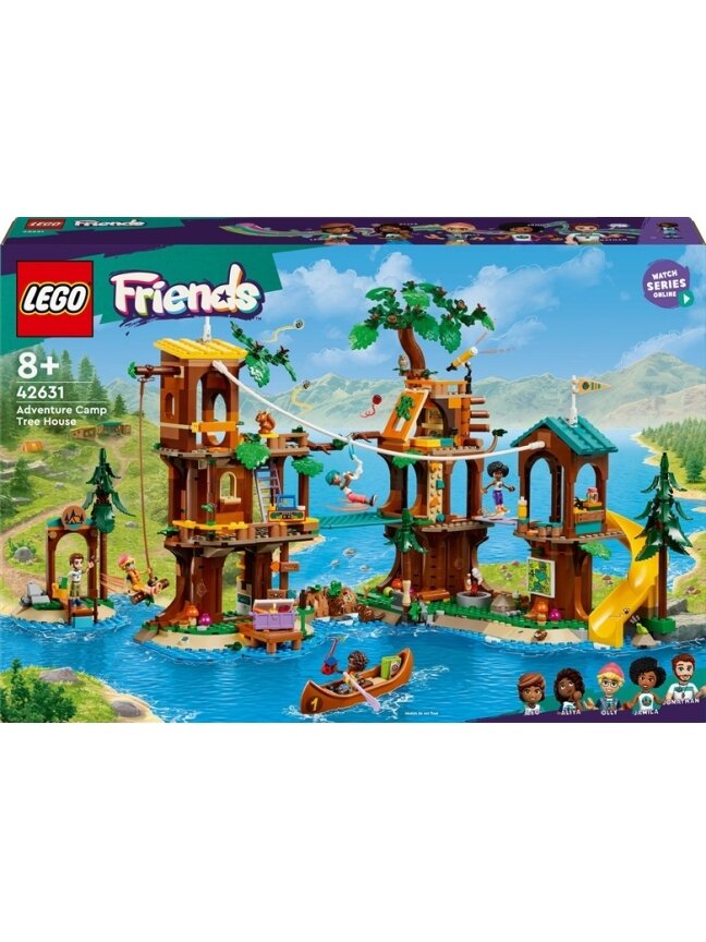 Konstr LEGO Friends Nuotykių stovyklos namelis medyje 42631 Konstr LEGO Friends Nuotykių stovyklos namelis medyje 42631