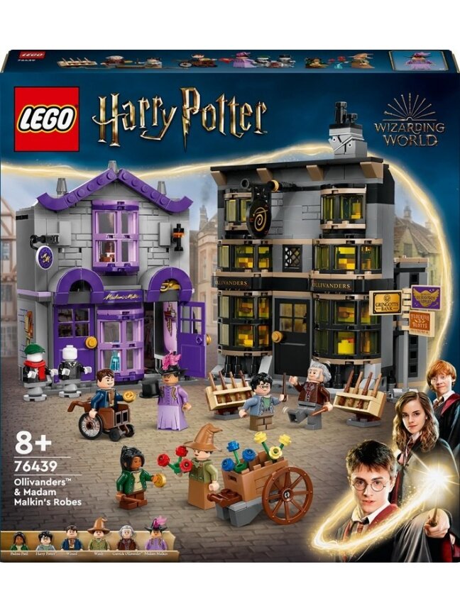 Konstr LEGO Olivanderio ir Madam Malkin parduotuvės 76439