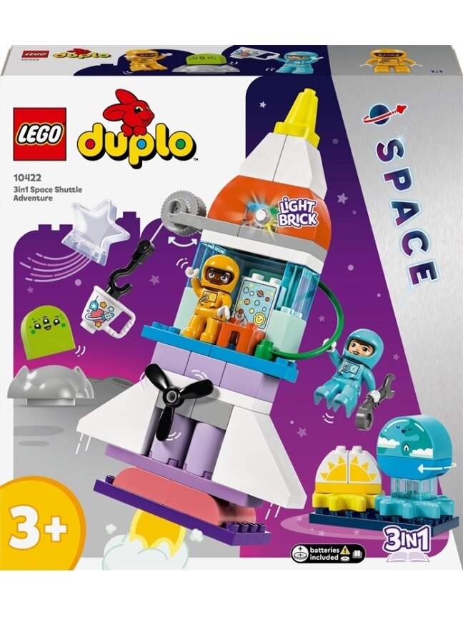 Konstrukt Duplo Kosminio erdvėlaivio nuotykiai „3 veiname“ Konstrukt Duplo Kosminio erdvėlaivio nuotykiai „3 veiname“