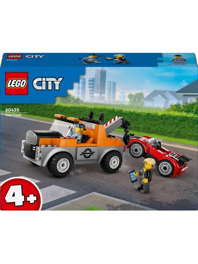 Konstrukt LEGO City Vilkikas ir sport automob remontas 60435 Konstrukt LEGO City Vilkikas ir sport automob remontas 60435