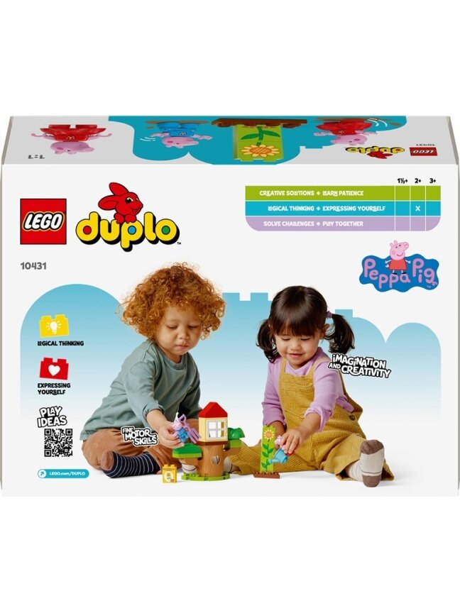 Konstrukt LEGO Duplo Pepos Pig sodas ir namelis medyje 10431 1 Konstrukt LEGO Duplo Pepos Pig sodas ir namelis medyje 10431 1