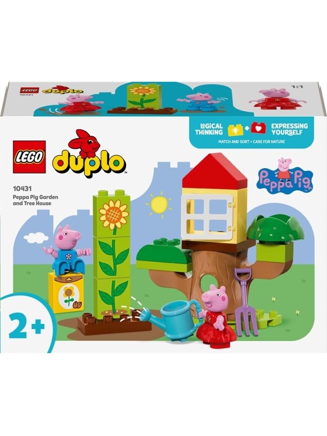 Konstrukt LEGO Duplo Pepos Pig sodas ir namelis medyje 10431 Konstrukt LEGO Duplo Pepos Pig sodas ir namelis medyje 10431