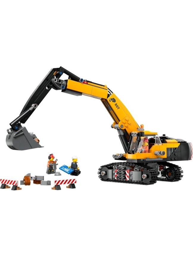 Konstruktor LEGO City Geltonas statybų ekskavatorius 60420 2 Konstruktor LEGO City Geltonas statybų ekskavatorius 60420 2