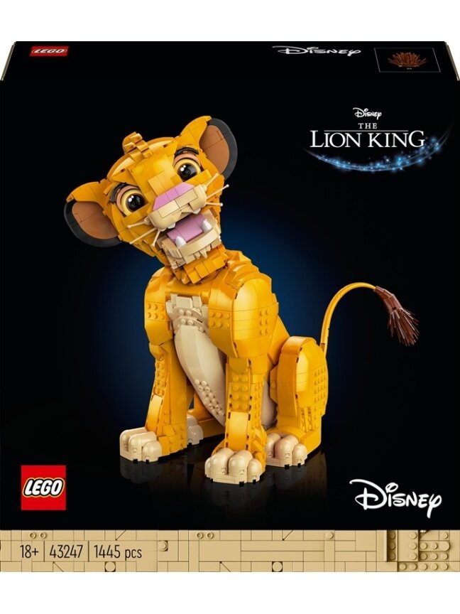 Konstruktor LEGO Disney Jaunasis liūtas karalius Simba 43247 Konstruktor LEGO Disney Jaunasis liūtas karalius Simba 43247