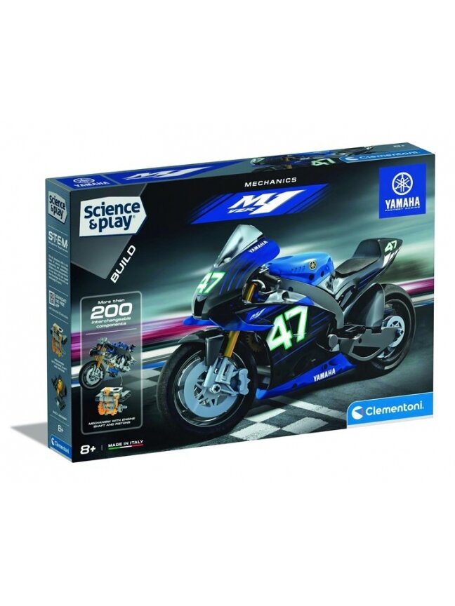 Konstruktorius Clementoni YAMAHA 75084BL, plastikas 1 Konstruktorius Clementoni YAMAHA 75084BL, plastikas 1
