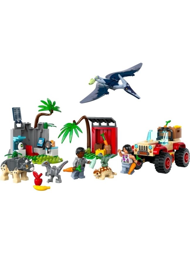 Konstruktorius jurassic World Dinozauriukų gelbėjimo centras 2 Konstruktorius jurassic World Dinozauriukų gelbėjimo centras 2