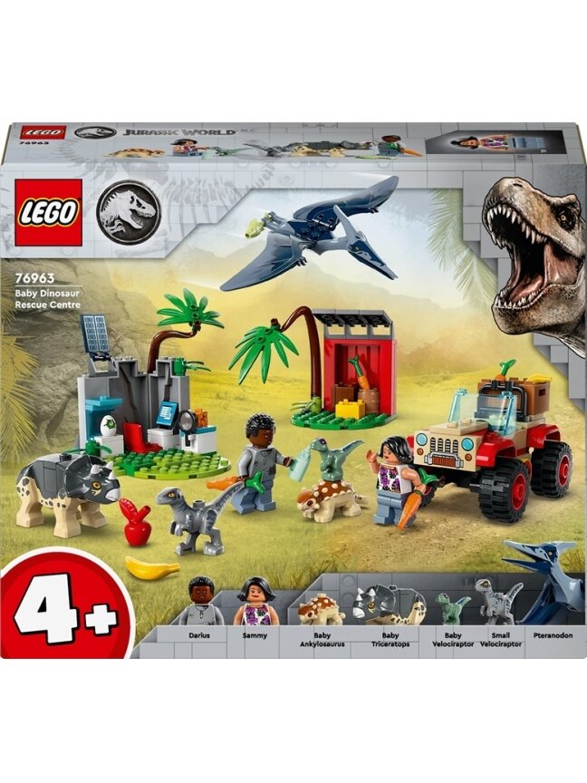 Konstruktorius jurassic World Dinozauriukų gelbėjimo centras