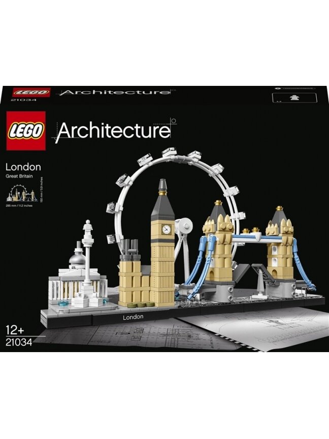 Konstruktorius LEGO Architecture Londonas 21034, 468 vnt. Konstruktorius LEGO Architecture Londonas 21034, 468 vnt.