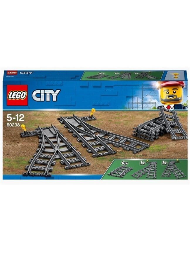 Konstruktorius LEGO City Bėgių iešmai 60238 Konstruktorius LEGO City Bėgių iešmai 60238