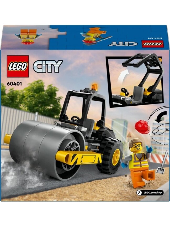 Konstruktorius LEGO® City Statybinis kelio volas 60401 1 Konstruktorius LEGO® City Statybinis kelio volas 60401 1