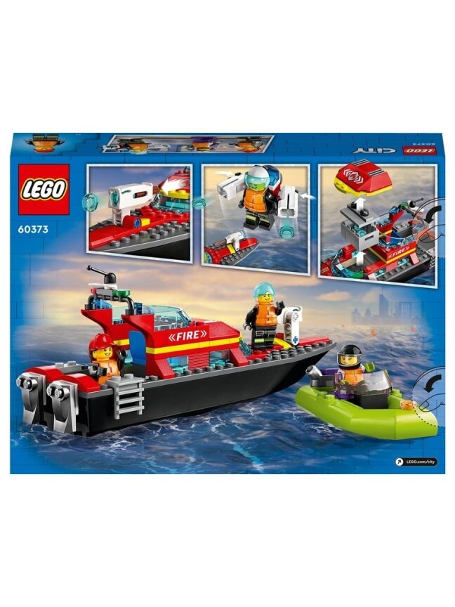 Konstruktorius LEGO City Ugniagesių kateris 60373 1