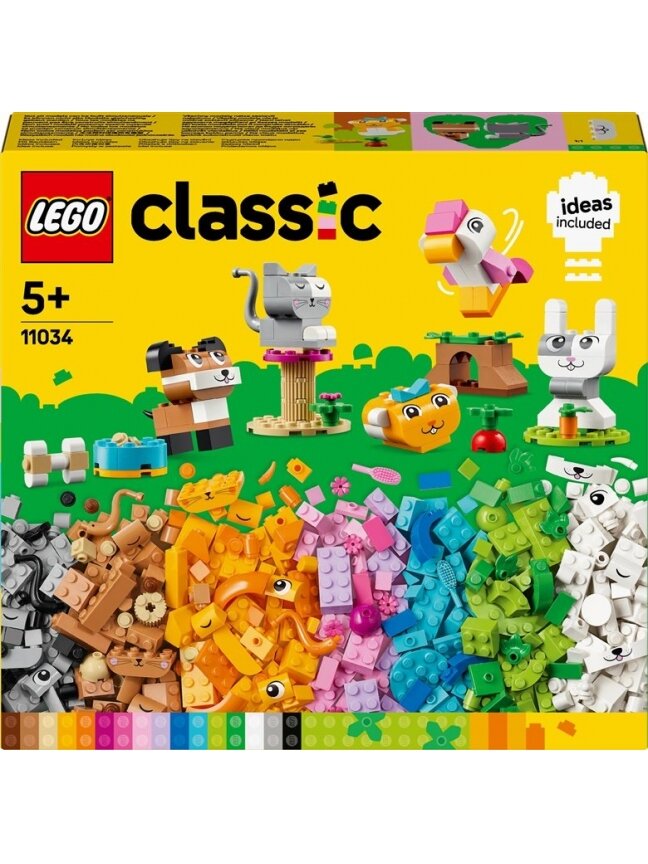 Konstruktorius LEGO® Classic Kūrybiniai augintiniai 11034 Konstruktorius LEGO® Classic Kūrybiniai augintiniai 11034