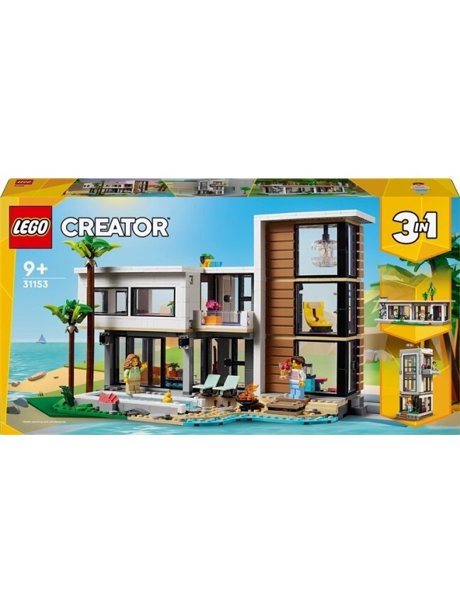 Konstruktorius LEGO® Creator Šiuolaikinis namas 31153 Konstruktorius LEGO® Creator Šiuolaikinis namas 31153
