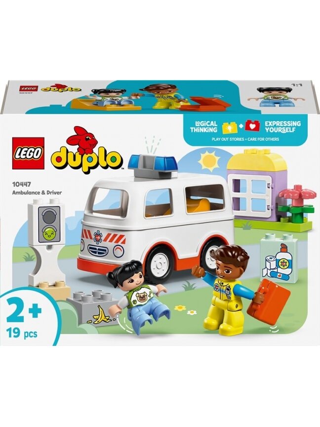 Konstruktorius LEGO® Duplo Ambulance & Driver 10447, 19 vnt.