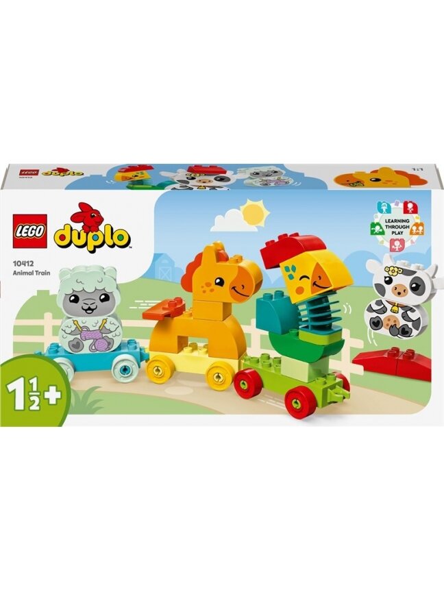 Konstruktorius LEGO® Duplo Gyvūnų traukinukas 10412 Konstruktorius LEGO® Duplo Gyvūnų traukinukas 10412