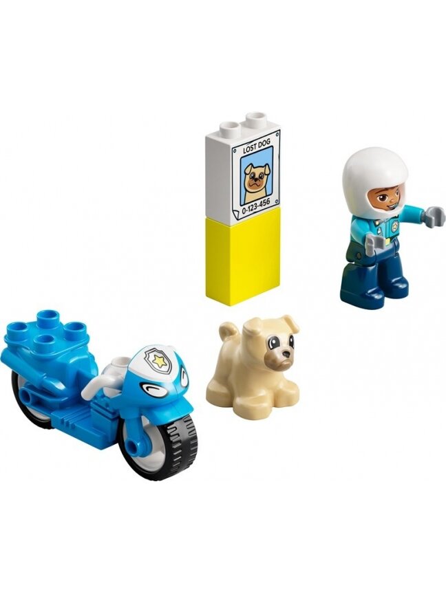 Konstruktorius LEGO® DUPLO® Policijos motociklas 10967 2 Konstruktorius LEGO® DUPLO® Policijos motociklas 10967 2