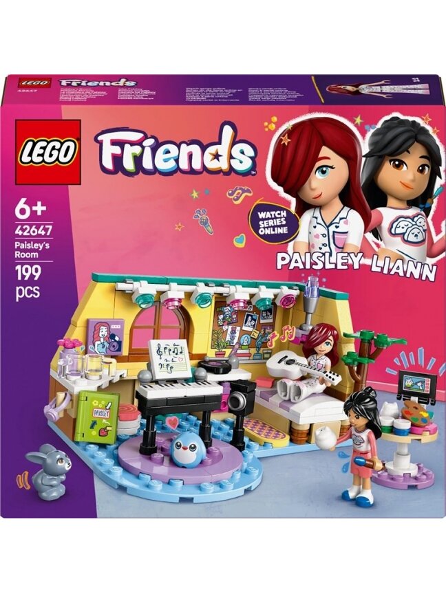 Konstruktorius LEGO® Friends Paisley's Room 42647, 199 vnt. Konstruktorius LEGO® Friends Paisley's Room 42647, 199 vnt.