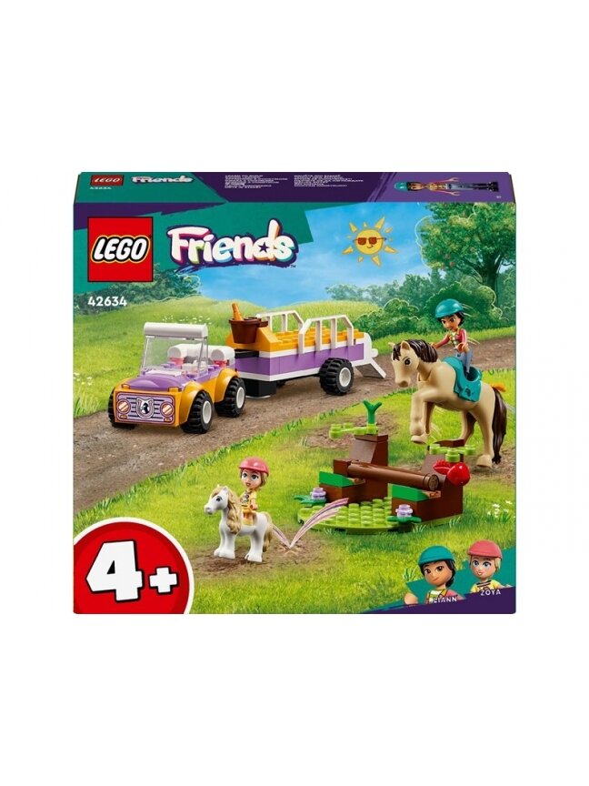 Konstruktorius LEGO® Friends  Žirgo ir ponio priekaba 42634