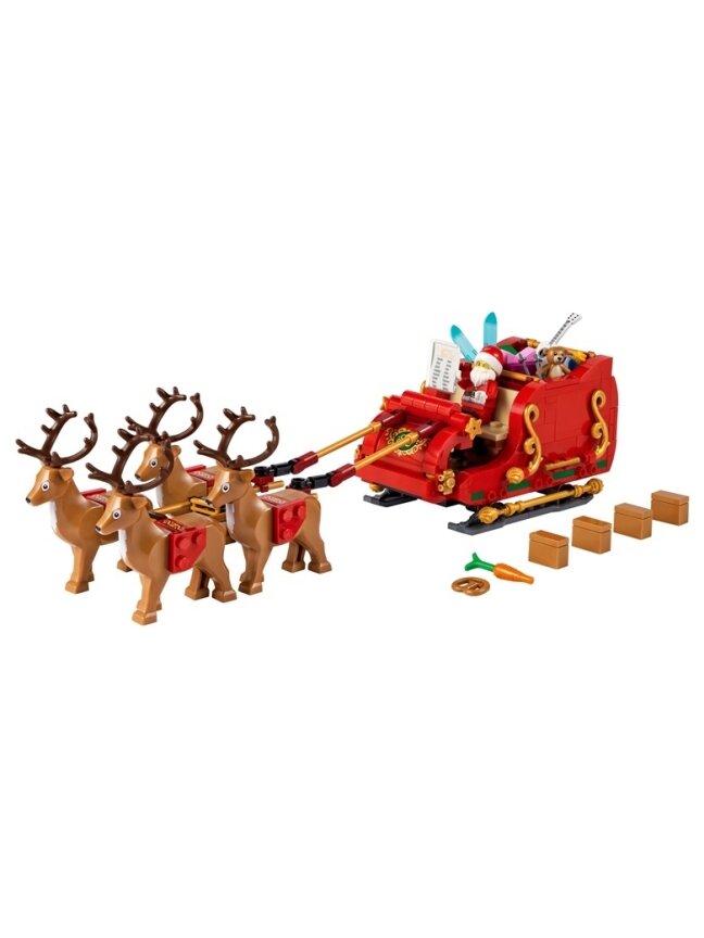 Konstruktorius LEGO® Iconic Kalėdų Senelio Rogės 40499 2