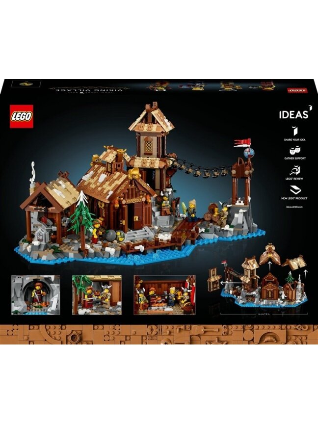 Konstruktorius LEGO® Ideas Vikingų kaimas 21343 1 Konstruktorius LEGO® Ideas Vikingų kaimas 21343 1