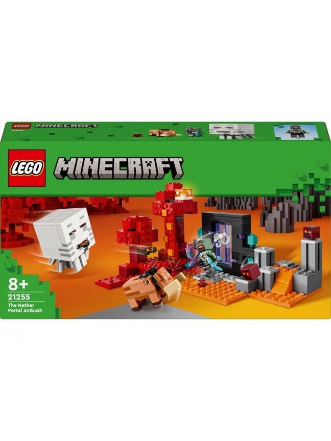 Konstruktorius LEGO® Minecraft Pasala „Nether“ portale 21255