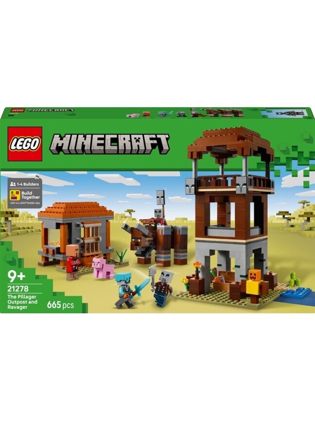 Konstruktorius LEGO® Minecraft Pillager Outpost and Ravager Konstruktorius LEGO® Minecraft Pillager Outpost and Ravager