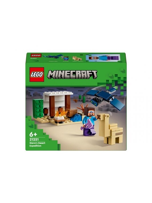 Konstruktorius LEGO® Minecraft Styvo ekspedicija dykumoje Konstruktorius LEGO® Minecraft Styvo ekspedicija dykumoje