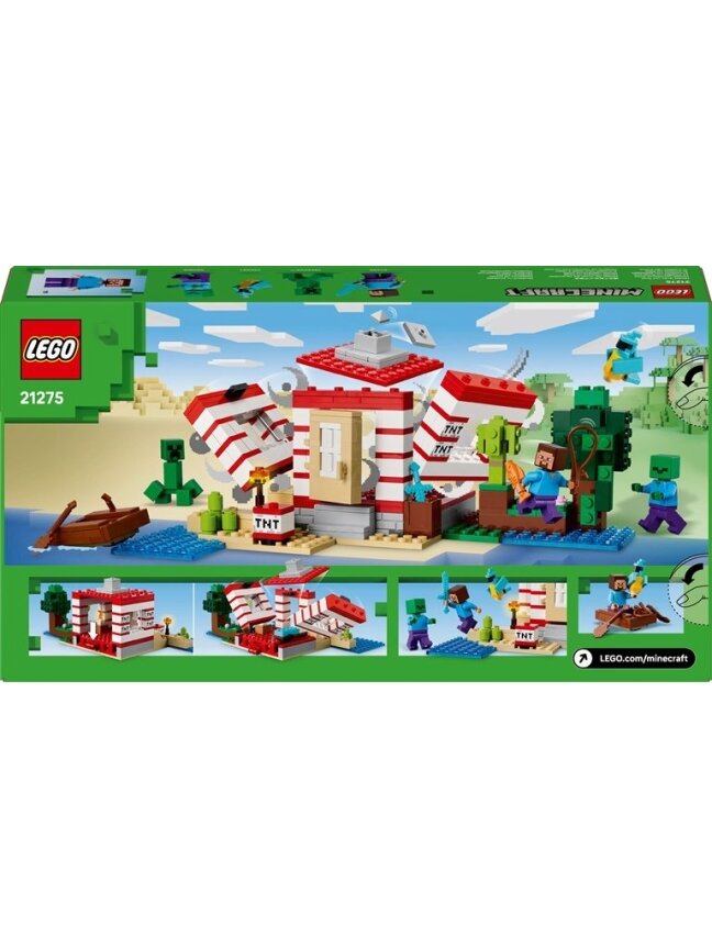 Konstruktorius LEGO® Minecraft The TNT Jungle House 21275 1 Konstruktorius LEGO® Minecraft The TNT Jungle House 21275 1