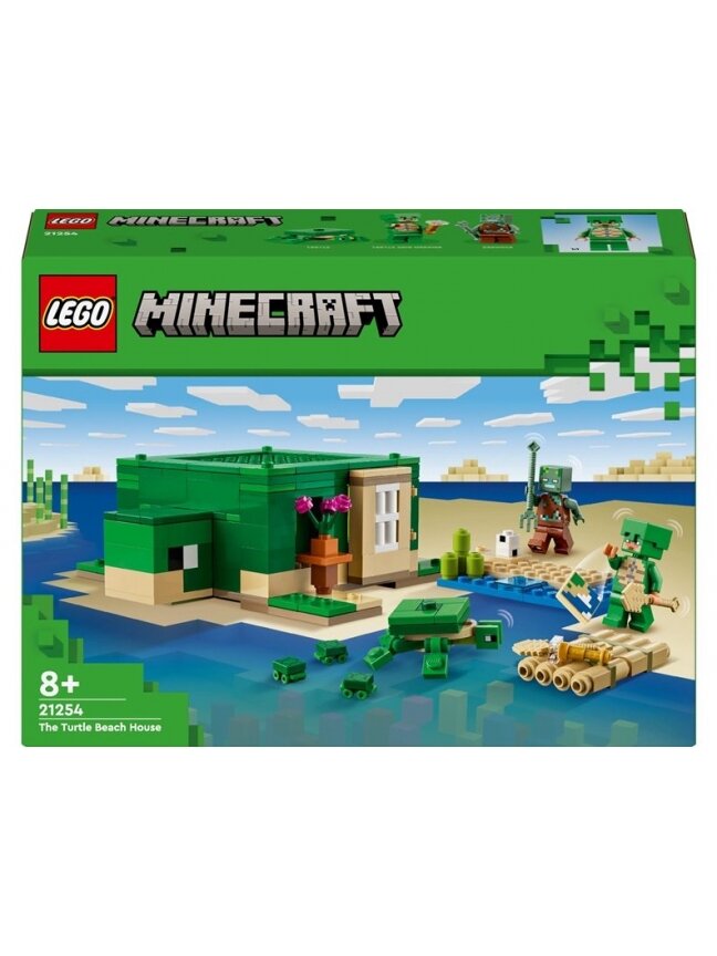 Konstruktorius LEGO® Minecraft Vėžlių paplūdimio namas Konstruktorius LEGO® Minecraft Vėžlių paplūdimio namas