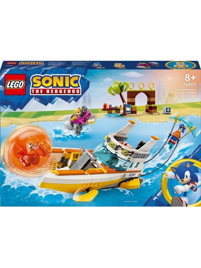 Konstruktorius LEGO® Sonic Tails nuotykių laivas 76997
