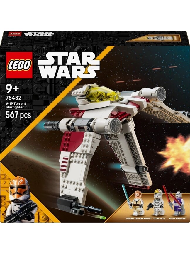 Konstruktorius LEGO® Star Wars V-19 Torrent 75432, 567 vnt. Konstruktorius LEGO® Star Wars V-19 Torrent 75432, 567 vnt.