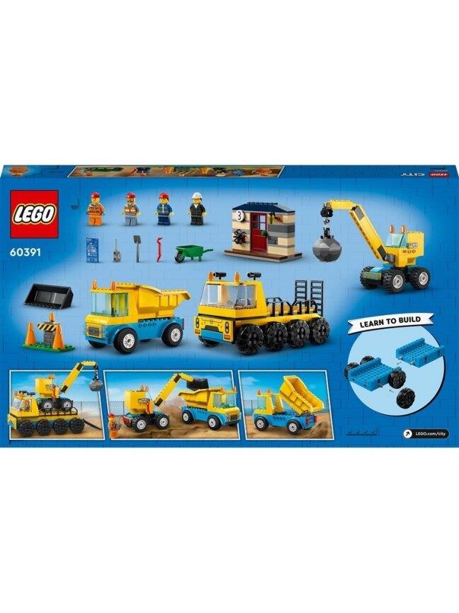 Konstruktorius LEGO Sunkvežimiai ir kranas su rutuliu 1 Konstruktorius LEGO Sunkvežimiai ir kranas su rutuliu 1