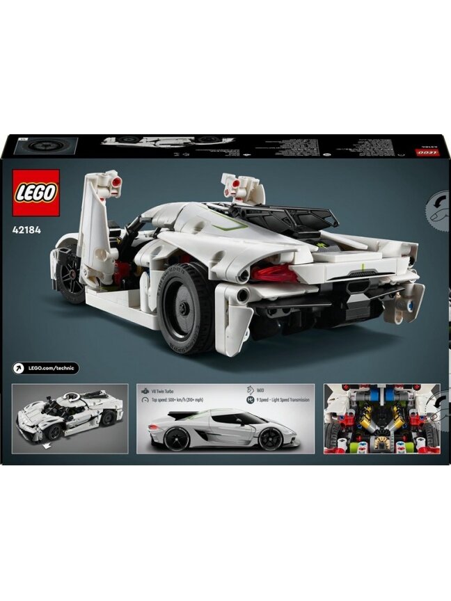 Konstruktorius LEGO Technic Hiperauto Koenigsegg 42184 1