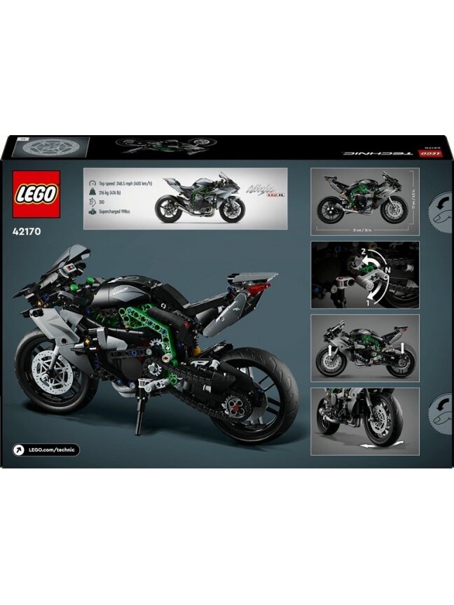 Konstruktorius LEGO Technic Motociklas Kawasaki Ninja H2R 1 Konstruktorius LEGO Technic Motociklas Kawasaki Ninja H2R 1
